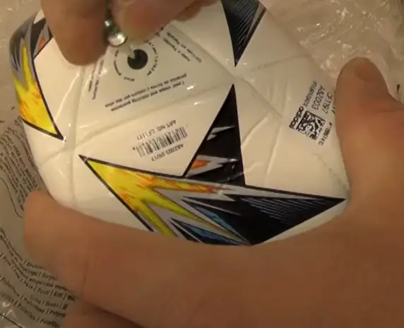 how to deflate a soccer ball