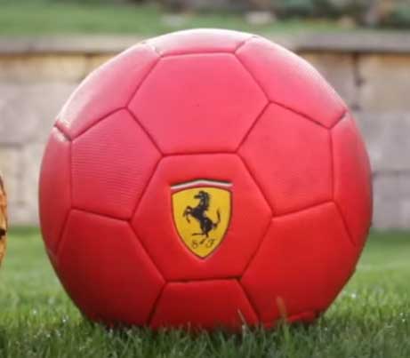 Dakott ferrari soccer ball's pic after using it for an hour 