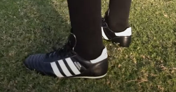 adidas mens copa mundial soccer shoes use on grassy ground
